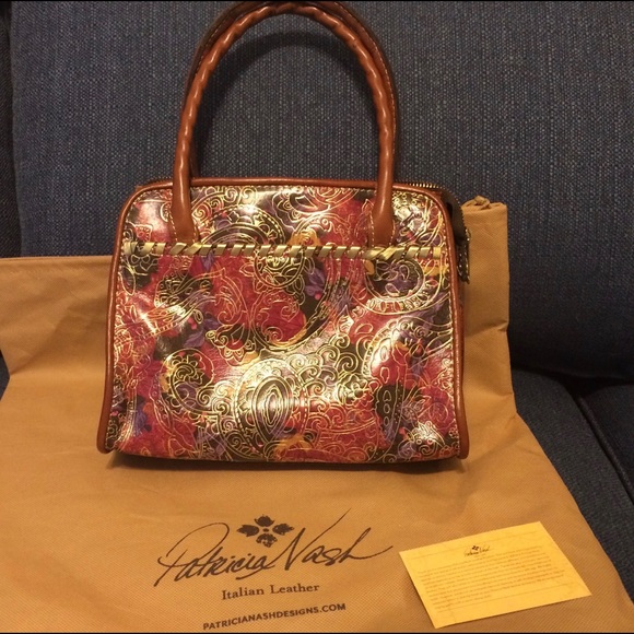 Patricia Nash Bags Patricia Nash Italian Leather Paisley Purse